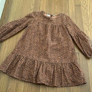GAP kids xs leopard dress